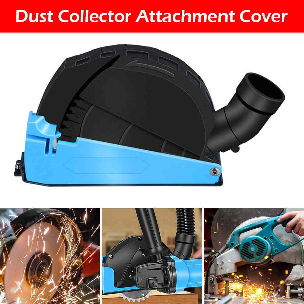 4 And 5 Inch Dust-Free Suction Shroud Angle Grinder Dust Collector Attachment Cover Tool Universal Angle Grinder Cutting Cover-image-689855617