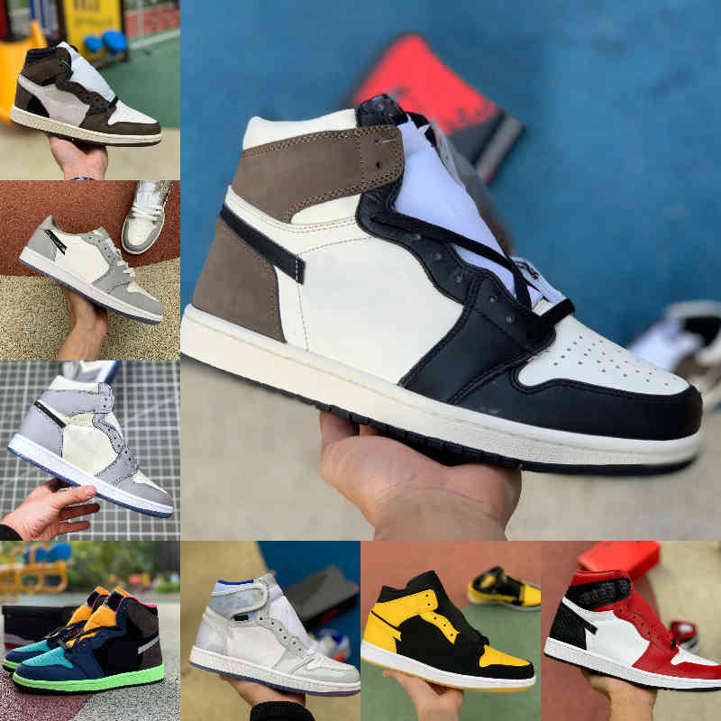 

Top Quality University Blue 1 1s Basketball Shoes Mens Women Pollen Seafoam Fragment Bred Patent Protrotype Hyper Royal J Balvin UNC Chicago Trainer Sneakers, Crimson tint