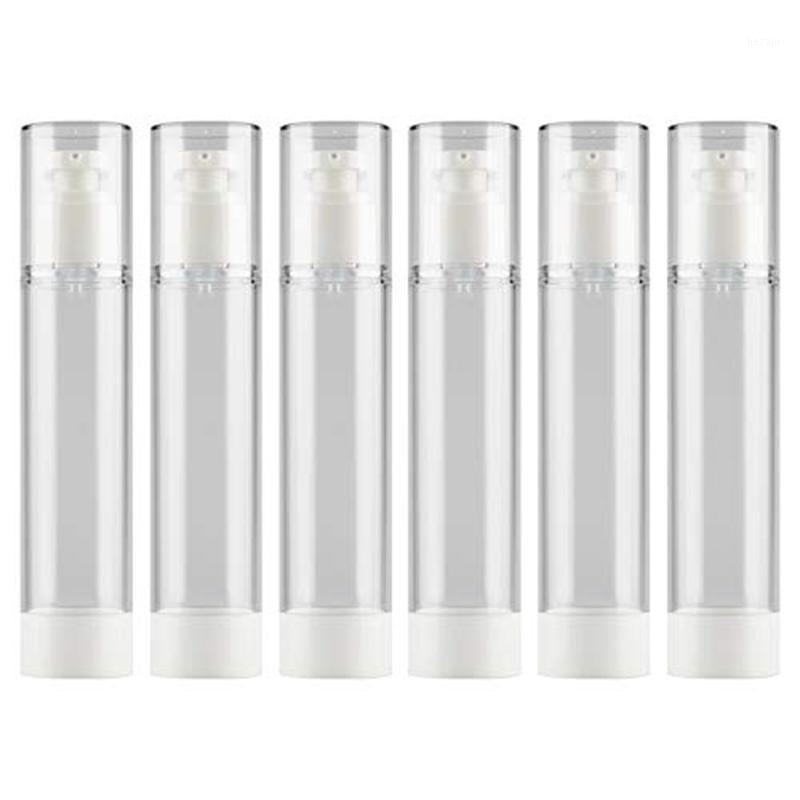 

Storage Bottles & Jars (100ML) Clear Airless Cosmetic Cream Pump Bottle Travel Size Dispenser Refillable Containers/Foundation For S