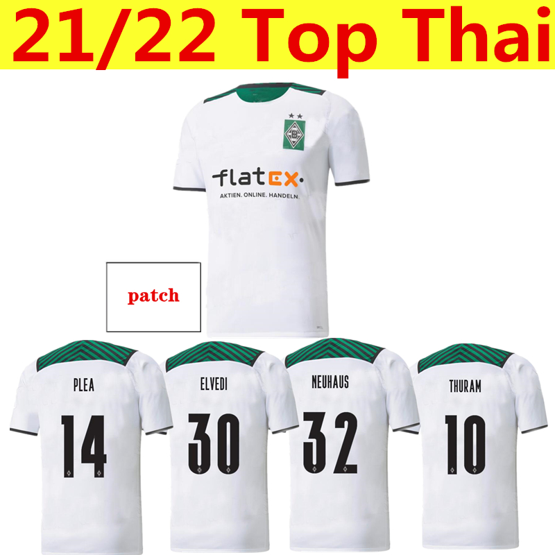 

21 22 Borussia Monchengladbach soccer Jerseys FANS 2021 2022 home Gladbach ELVEDI PLEA ZAKARIA NEUHAUS GINTER THURAM MEN foootball SHIRTS, 21/22 home