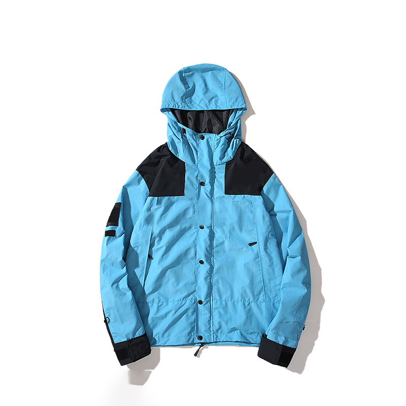 

Spring and autumn tnf loose style mens Jacket Hip Hop Windbreaker fashion Men Women Streetwear Outerwear Coat Jackets high quality, Black;brown