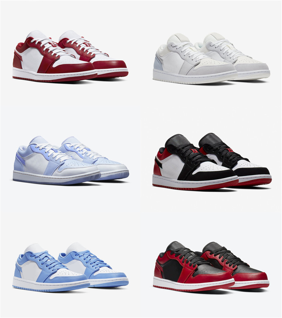 

Shoes Authentic 1 Low Mighty Swooshers Chicago Unc Paris Varsity Red Summit White Black Toe Grey Men Women Sneakers, Bubble wrap packaging