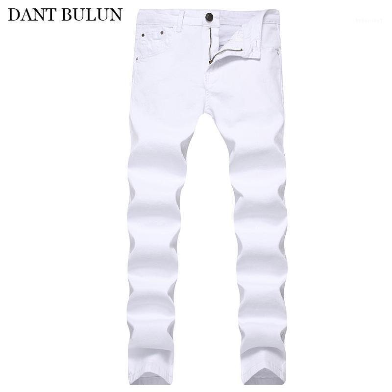 

Men's Jeans For Men Stretch Denim Tight Slim Fit Classic Skinny Jean Hombre Elastic Casual White Pencil Pants Mens Brand