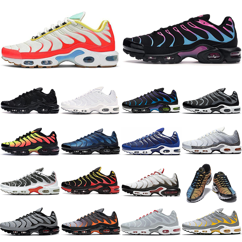 

Classic Designer Tns Plus Max Running Shoes Mens Bubblegum OREO TN 2022 Zapatos Volt Pack Gradient Black Trainers fashion Walking Sports, 40-46 psychic blue