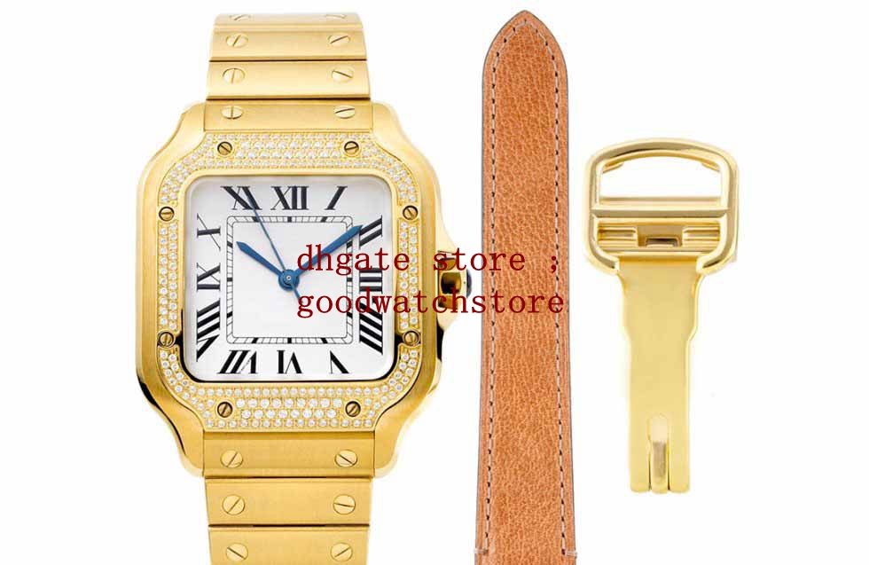 

BVF Factory Top v2 Women's Women Watches Ladies 35mm Diams Japanese Miyota 9015 Automatic 18K Gold 904 l stainless steel Yellow Plated Bezel with Diamonds Encrusted