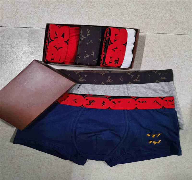 

LV LOUIS VITTON Underpants Mens Boxer Briefs Sports Man UnderPanties Sexy Underwear Male Breathable Cotton Underwears 3pcs Wit, Black;white