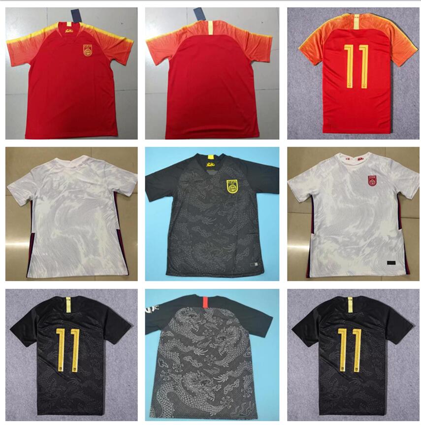 

2020 2021 China soccer jerseys National Team 20 21 Men home red away white Football shirts third black dragon Uniforms Chinese top quality, 2020 2021 new