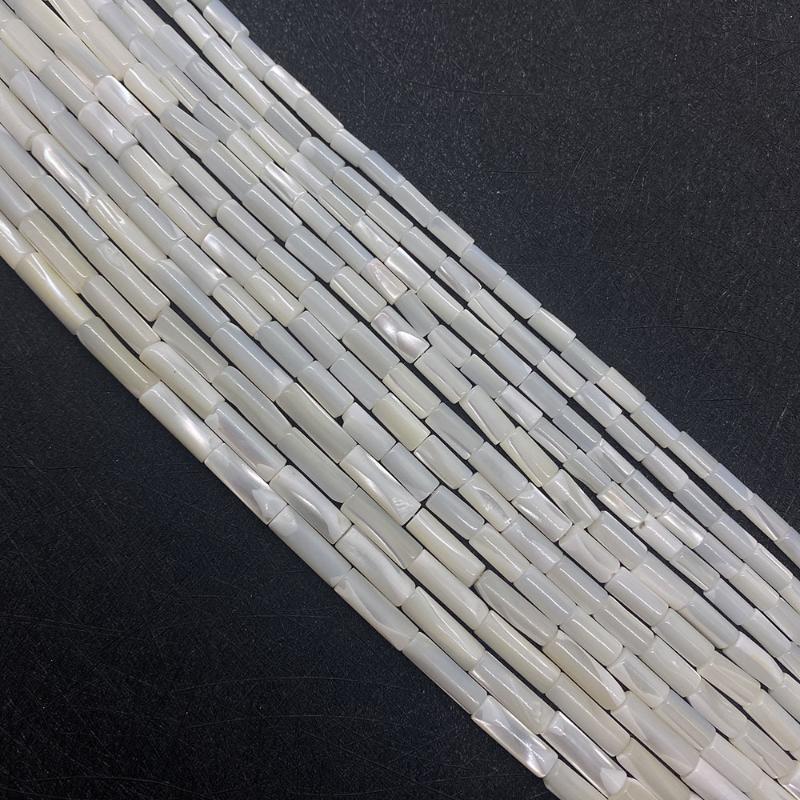 

Other Natural Sea Shell Beads 4x8mm Cylindrical Shape Ladies Fashion Jewelry DIY Handmade Necklace Bracelet Accessories