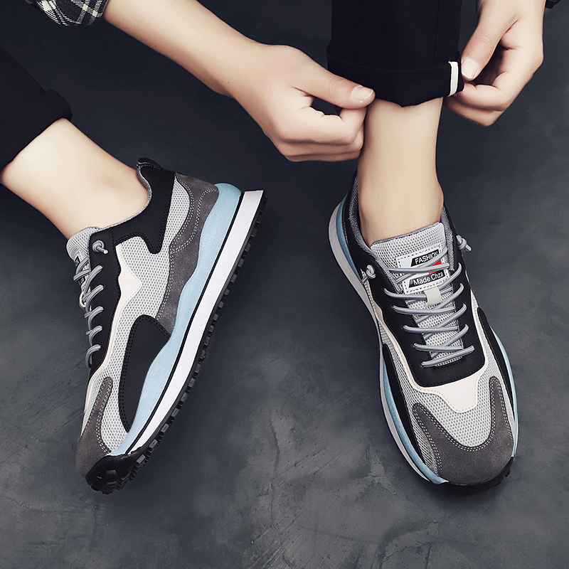 

2021 High Quality Womens Mens Running Shoes Fashion Students Outdoor Sports Sneakers Black Grey Size Eur 39-44 Code 74-S225