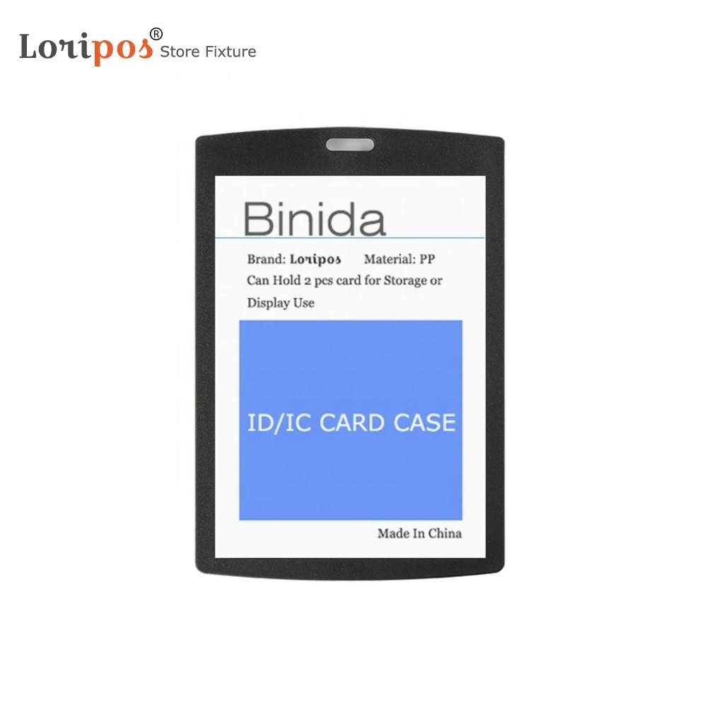 74x105mm Student Staff Plastic Sleeve Price Id Holder Horizontal Vertical Business Name Card Tag Sign Label Frame Badges-image-754675568