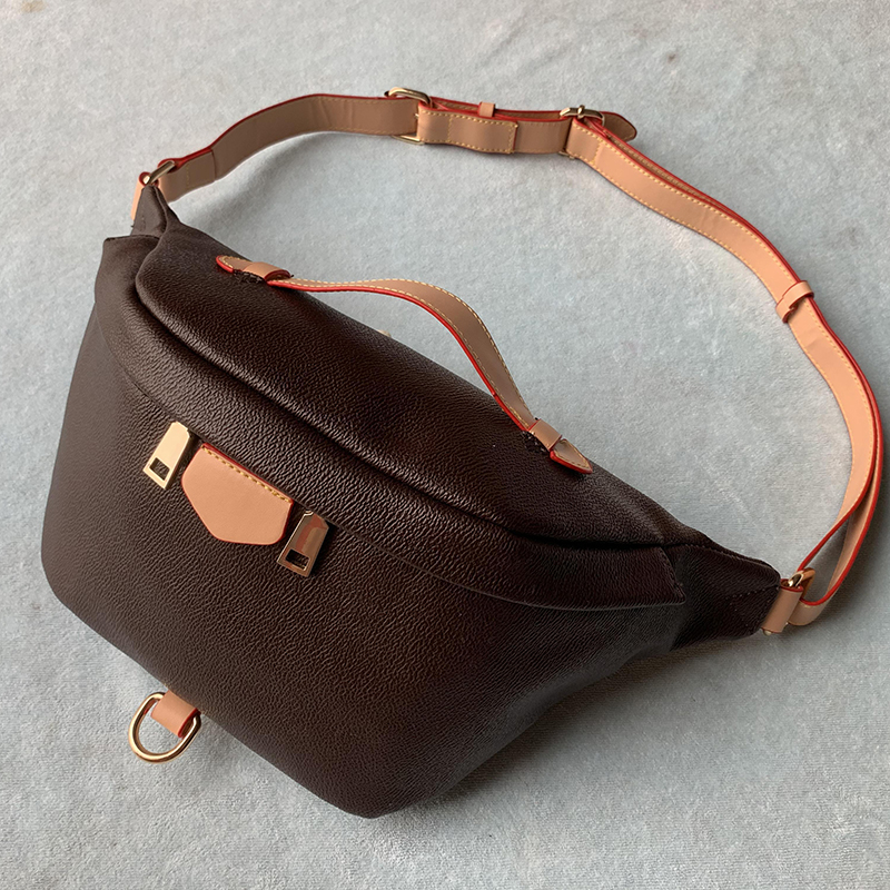 

Designers Luxury Waist Bags Newest Wallet handbags Cross Body Inclined Shoulder Lady Belt Chest Brown Black embossing Fanny Pack, No bags