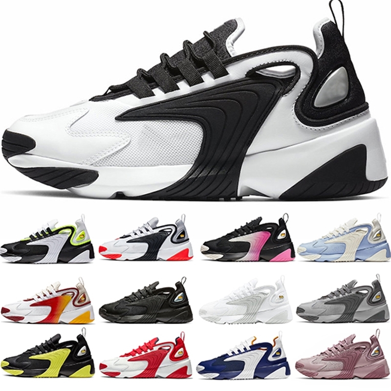 

zoom 2k running shoes mens womens trainers triple black white red yellow men women sneakers sports size 36-45, #1 36-45