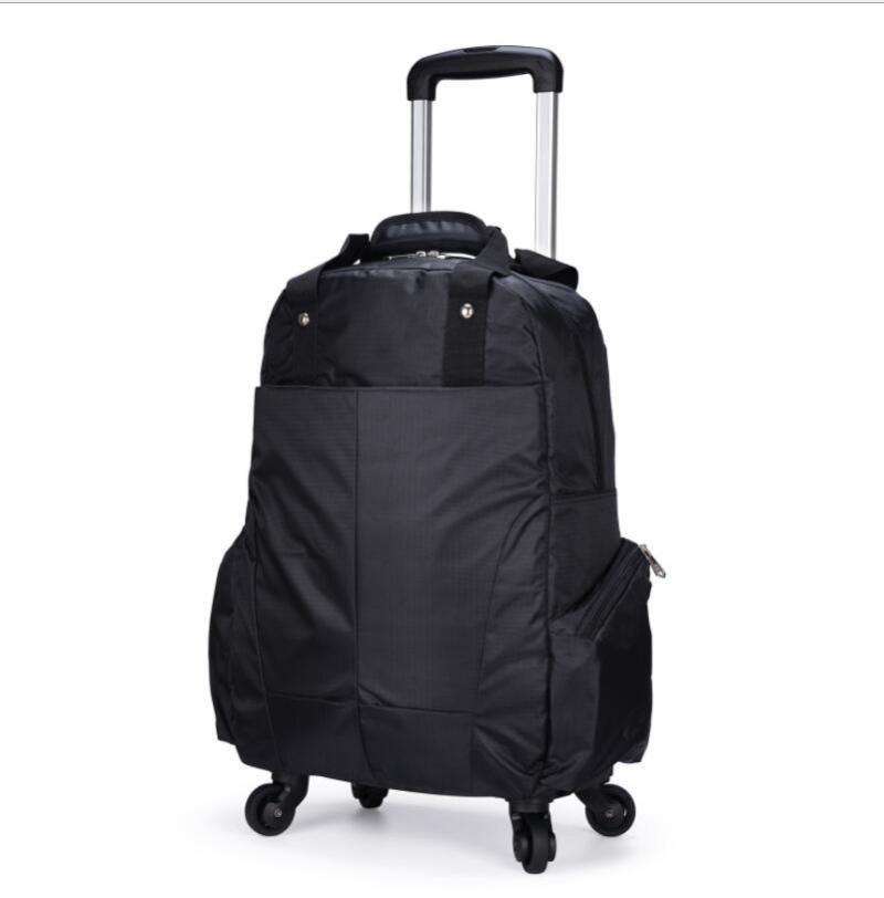 

Duffel Bags Travel Trolley Backpack Bag Wheels Luggage For Women 20 Inch Wheeled Backpacks Cabin Size Carry-on