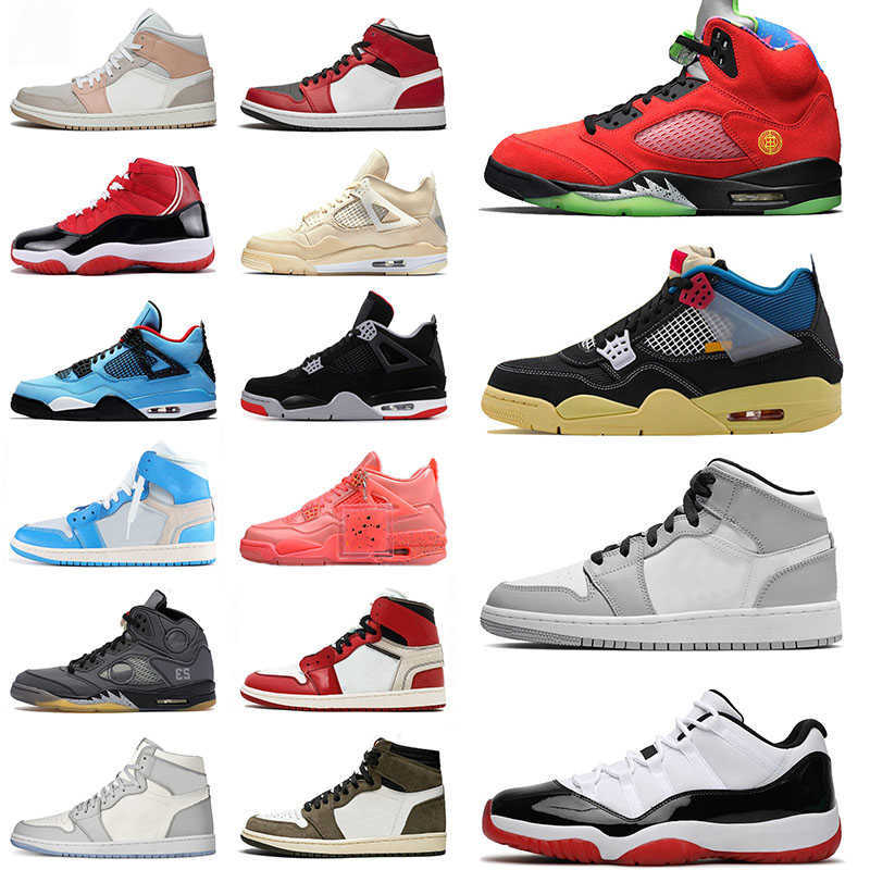 

2021 Original Casual Shoes Mid 1 1s Mens Womens 4 Off 5 Jumpman 11 Low Trainers Sports Sneakers Size 36 -47, Customize