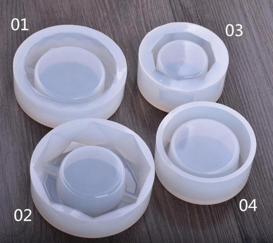 

Craft Tools 3D Ashtray Silicon Mold Mould For Epoxy Resin DIY Making 4 Designs Pick