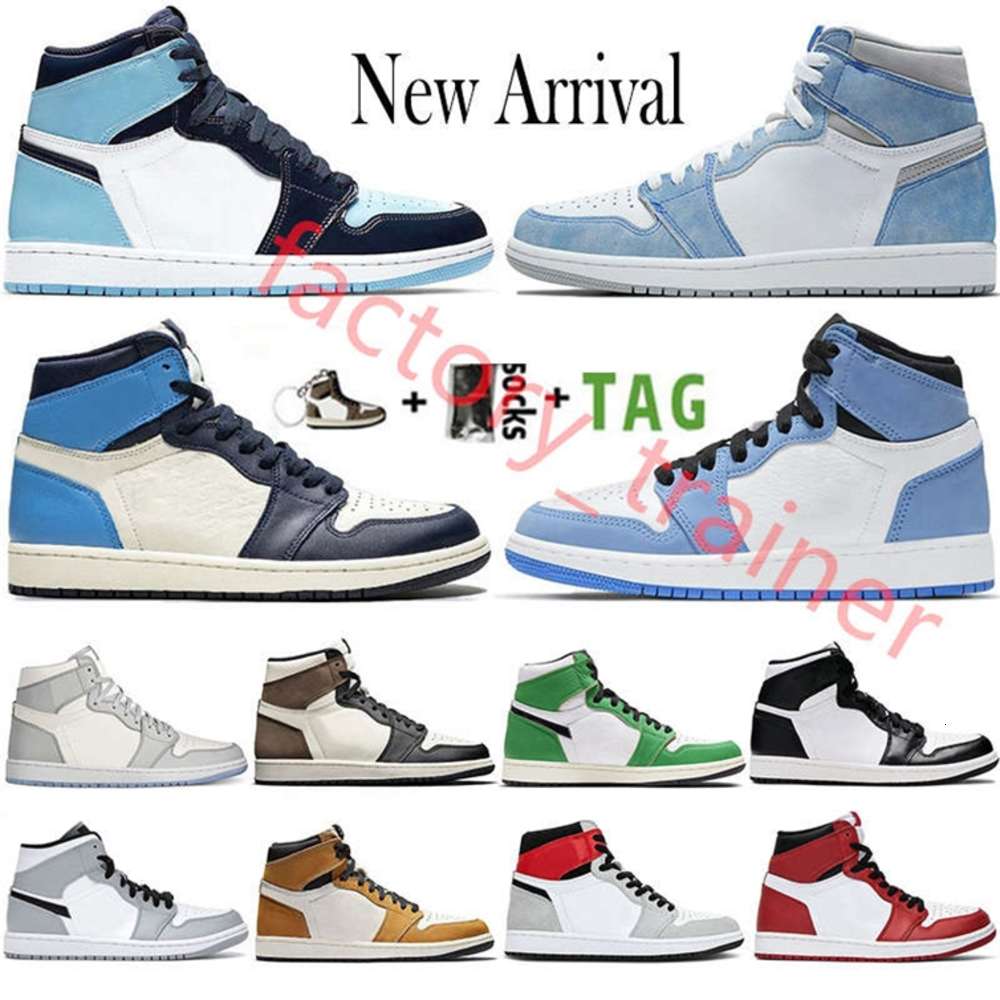 

2021 Top Quality Jumpman 1 1s Mens Basketball Shoes Hyper Royal University Blue UNC Obsidian Dark Mocha High Dio Chicago Designer S AnitaMui
