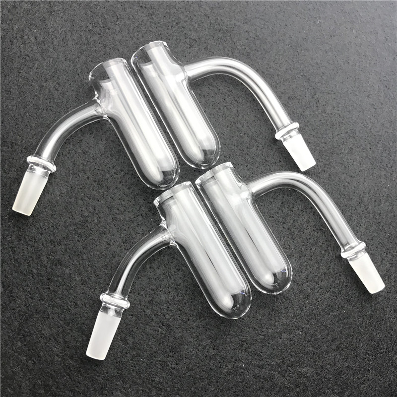 

65mm Deep Bucket Quartz Banger Nail Smoking Water Pipes with 20mm 2.5mm Thickness Round Bottom Beveled Top Fire Tech Diamond Carb Cap