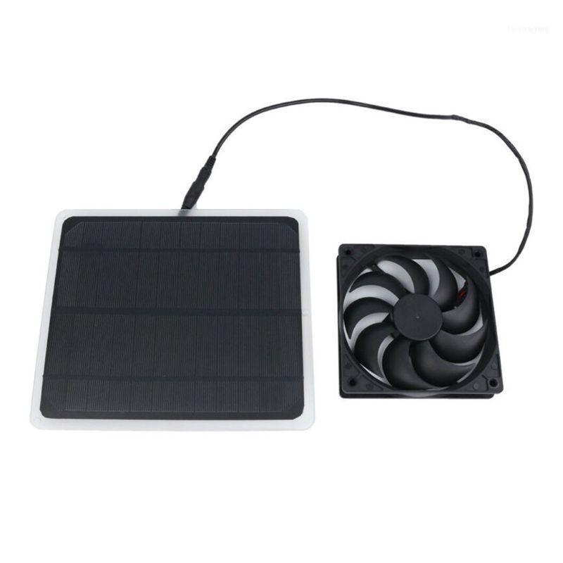 

Portable Solar Powered Fan With Panel Energy Saving Ventilation Cooling11
