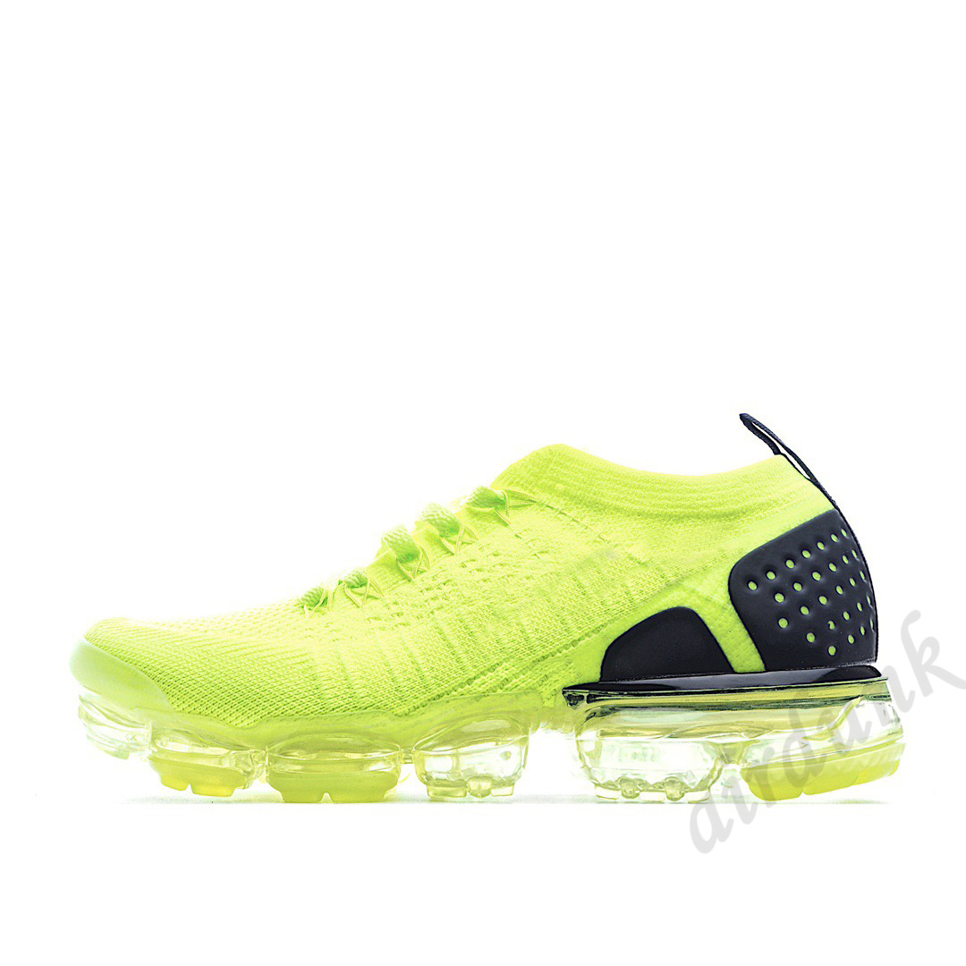 

2021 sell like hot cakes Knitted Air Cushion Fly 2.0 Running Shoes Moc Laceless Triple Black Designer Men's and Women's Sports White Trai, 13