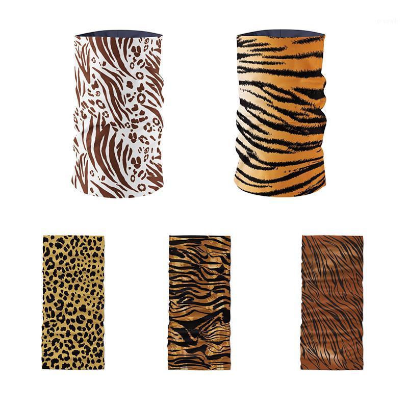 

Scarves Creative Design Animal Skin Headband Leopard Zebra Snakeskin Funny Fashion Unisex Hijab Scarf Breathable Soft Face Mask, Blue;gray