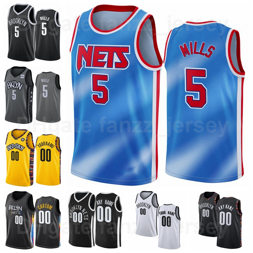 

Printed Basketball DayRon Sharpe Jersey Patty Mills 5 Cameron Thomas Black Blue Yellow WHite Grey Team For Sport Fans Shirt Breathable Pure, Black;red