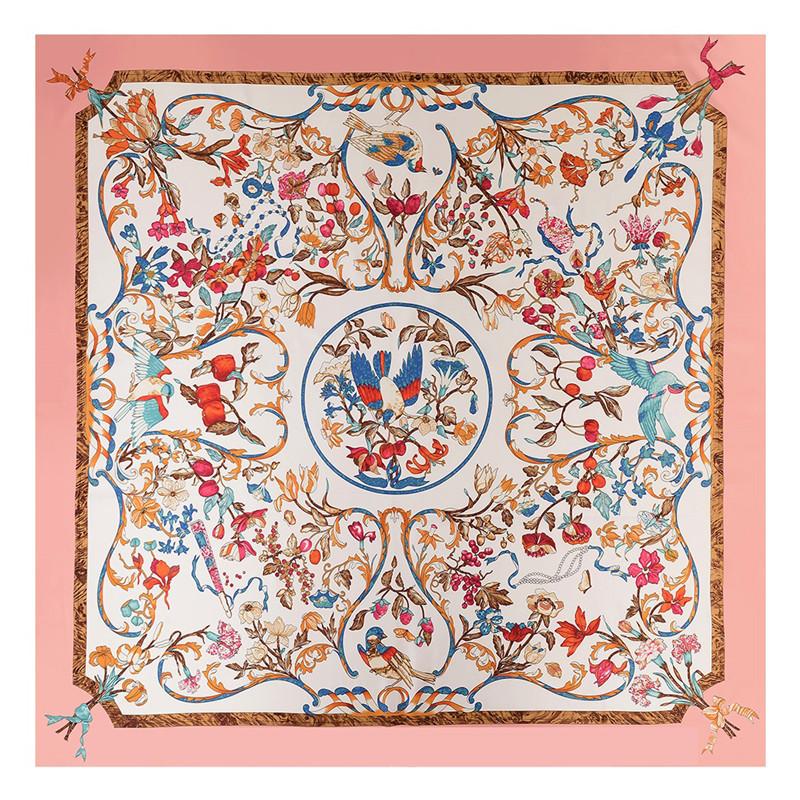 

Scarves Head Luxury Designers Scarf 90*90 Cm Manual Hand Rolled Twill Vintage Neck Scarfs 90*90cm