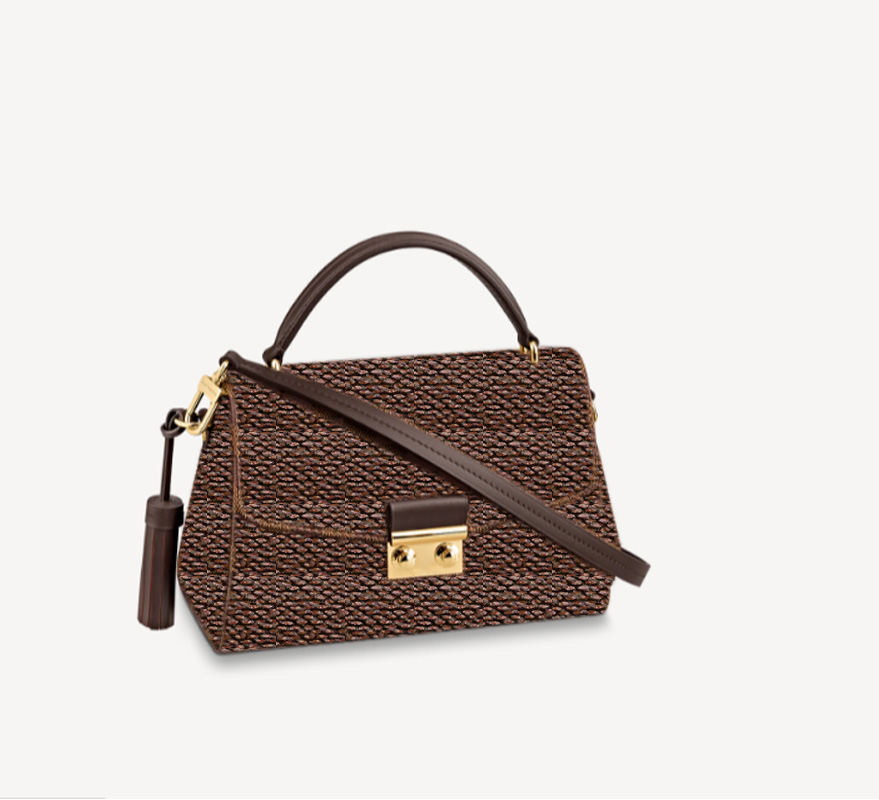 

5A Designers Bags Womens Fashion tote Handbag original Quality Croisette Women Shoulder leather Brown flower print ladies Luxury bag Top Handle Cross Body handbags, Fedex shipping