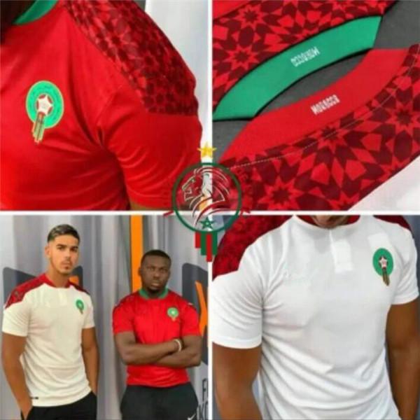 

2021 Morocco soccer jerseys home away 20 21 maillot de foot Ziyech Boufal FAJR Munir Ait Bennasser Amrabat football shirts, As pic