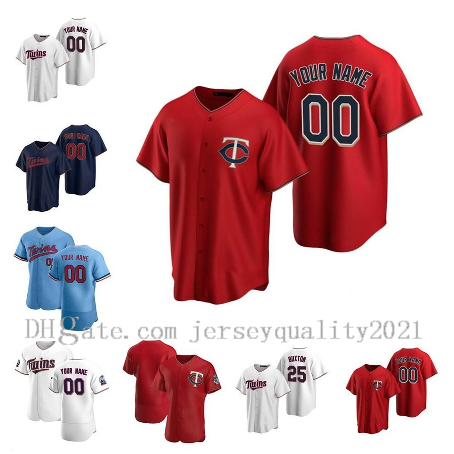 

2021 Baseball Jerseys Josh Donaldson Jersey Puckett Berrios Astudillo Arraez Polanco Miguel Sano Byron Buxton Max Kepler Cruz Rosario Twins, Blue;black