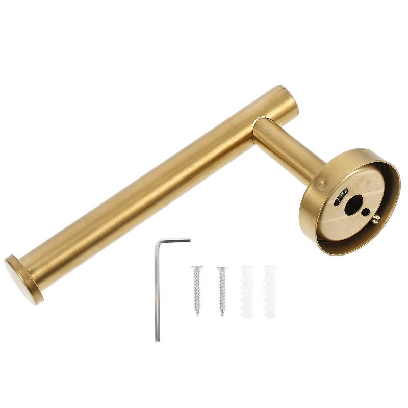 

Toilet Paper Holders 1 Set Towel Wall Mount Holder Bathroom Rack Roll Stand
