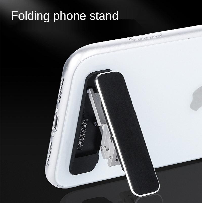 

Cell Phone Mounts & Holders Metal Folding Mobile Tablet Lazy Small Bracket Creative Invisible Mini Ring Buckle Desktop Portable Live Broadca
