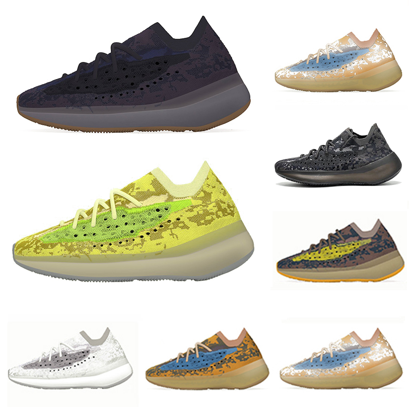 

fashion 380 380s running shoes calcite glow onyx reflecttive lmnte triple black trainers sports zapatos sneakers 36-45, Color#1