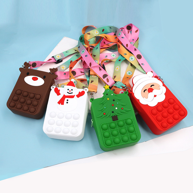 

Decompression Toy Change purse Cartoon bag Christmas de-stress