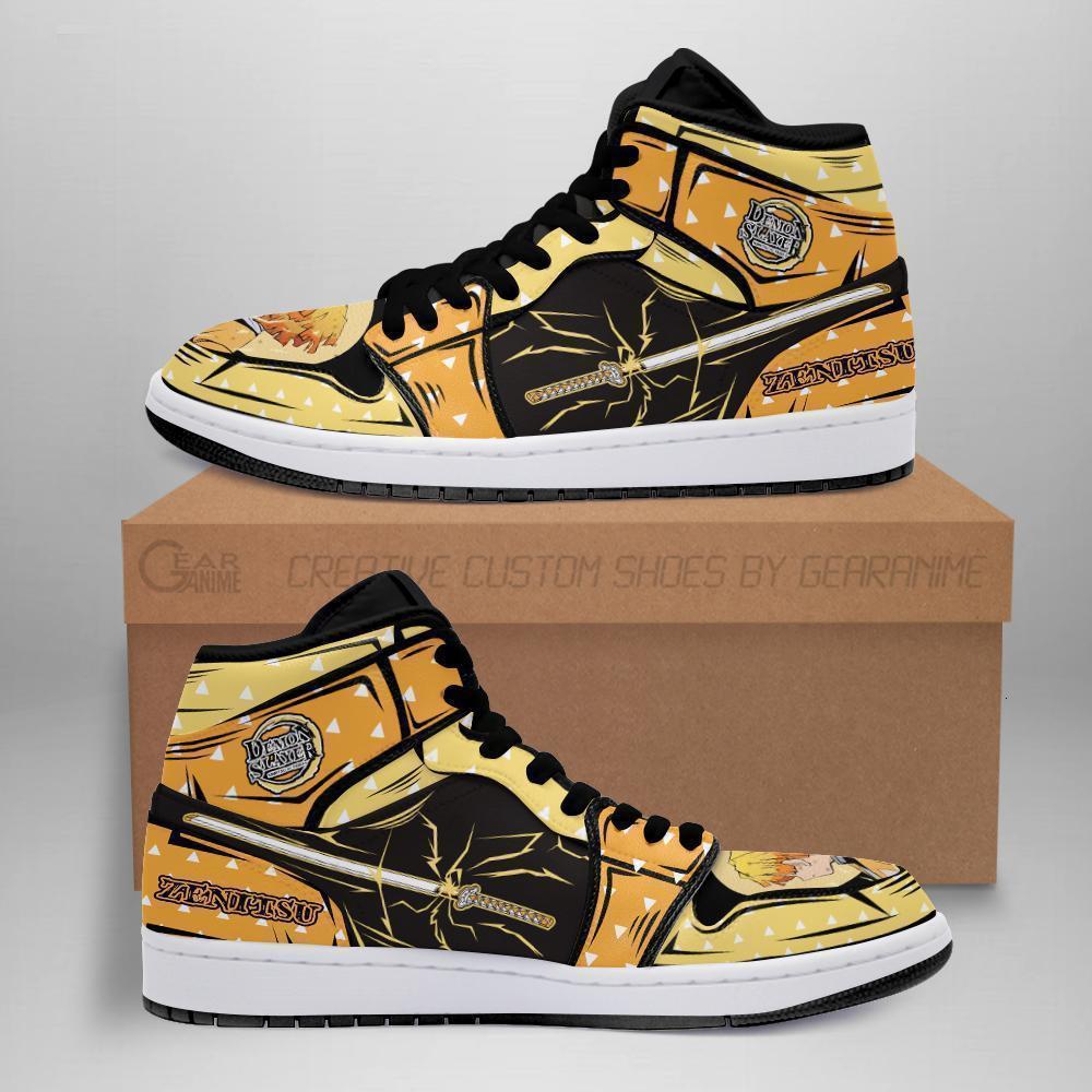 

Zenitsu Sneakers Demon Slayer Kimetsu No Yaiba Anime Sho, Others