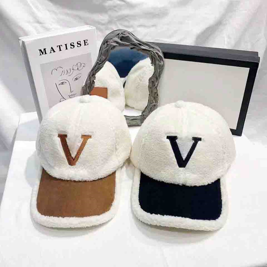 

Designer Baseball Cap Fashion Warm Beanie Skull Caps Simplicity Good Texture Cold-proof Hat for Man Woman 2 Color Top Quality, C1