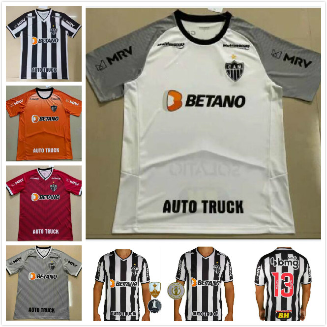 

Atlético 2021 2022 Atletico Mineiro HOME Soccer Jersey 21 22 Júnior Alonso Eduardo Vargas Tche Guilherme Arana Guga Ignacio Fernández Matías Zaracho Football Shirt