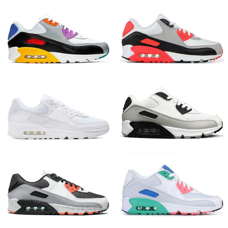 

High Quality Classic 90 90s Sports Shoes Mens Women Infrared Mash Leather Triple Black White Volt History Camo Green Grey Airs Dot Navy Blue Rose Moss Trainer Sneakers, Please contact us