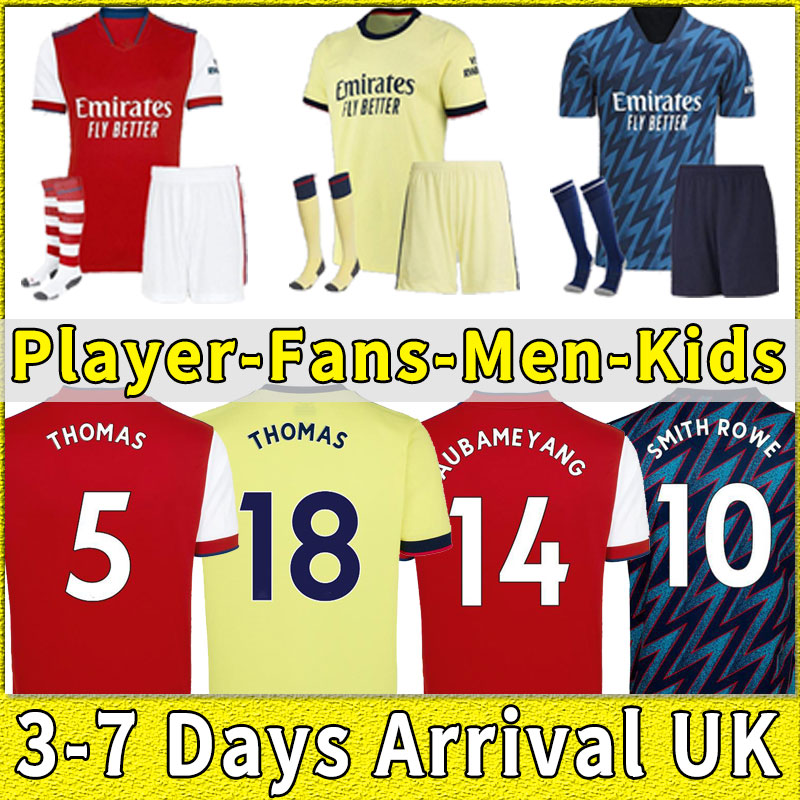 

Gunners G.JESUS soccer jerseys 22 23 SMITH ROWE PEPE SAKA Fans Player version ODEGAARD THOMAS MARTINELLI TIERNEY 2022 2023 long sleeve Men Kids kit sets socks WOMEN 4XL, Home
