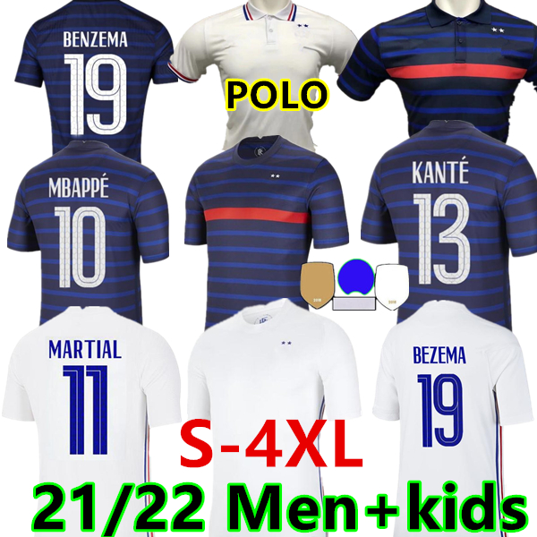 

Size:S-4XL France BENZEMA Euro 2021 cup MBAPPE GRIEZMANN soccer jersey POGBA GIROUD KANTE Maillot de foot equipe Maillots football shirt uni, Black;yellow