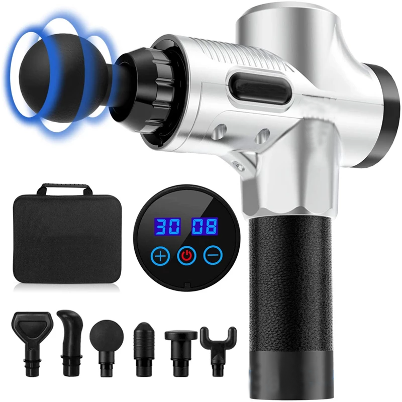 

Handheld Massage Gun Professional Pain Relief Muscle Recovery Body Relaxation Massager For Athlete Home Office Gym