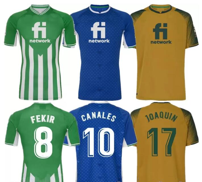 

21 22 real Betis soccer Jerseys third JOAQUIN B.Iglesias camiseta de, Away +sponsor