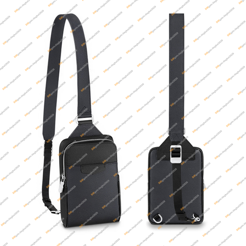

Men Fashion Casual Designe Luxury OUTDOOR Shoulder Bags Cross body Messenger Bag Handbag High Quality TOP 5A M30741 Purse Pouch, Black flower / with dust bag