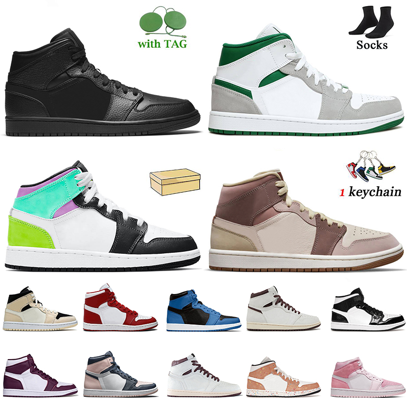 

Mid Triple Black 1s High OG Basketball Shoes Women Mens Jumpman 1 Trainers Mid Grey Pine Green Pastel A Ma Maniere Dark Pony Smoky Mauve Bor