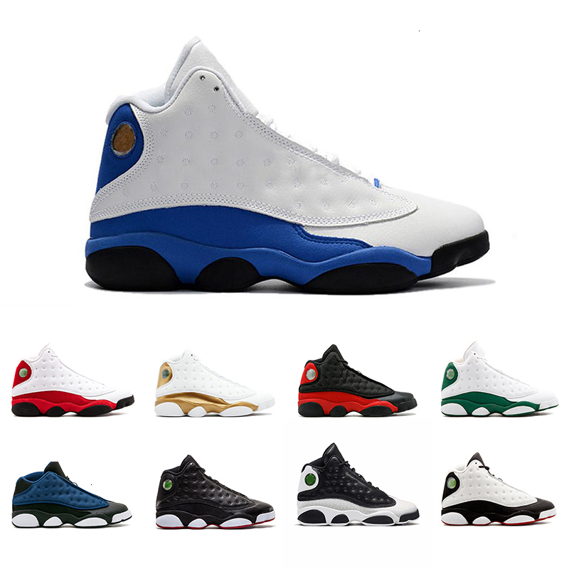 

New 13 13s mens basketball shoes GS Hyper Royal Italy Blue Bordeaux Flints Chicago Bred DMP Wheat Black Cat Sports Sneakers Shoes, Shipping link