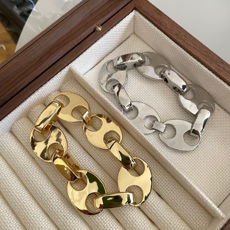 

Charm Bracelets Men And Women Bracelet Metal Punk Modern Moroccan Pig Nose Heavy Industry Wind