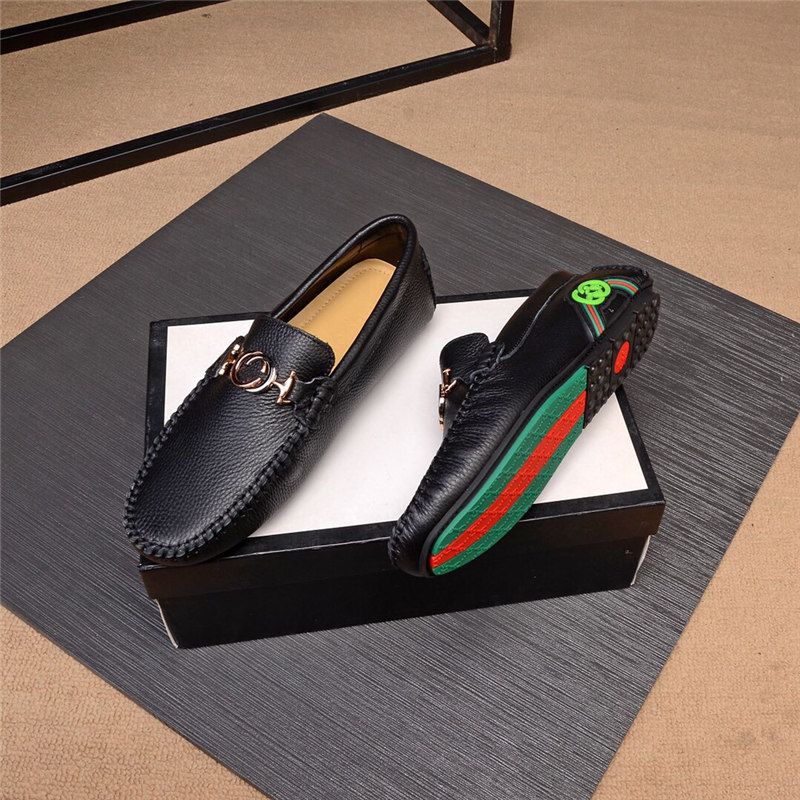 

Summer Men Shoes Casual Luxury Brands Genuine Leather Mens Loafers Moccasins Italian Breathable Slip on Boat Shoes Size 45, Black