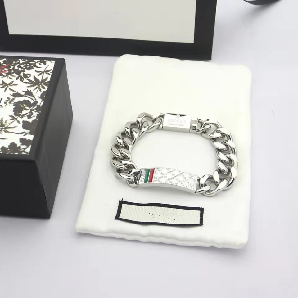

2021 luxury retro chain Bracelet high quality men's and women's titanium hand fashion personalized