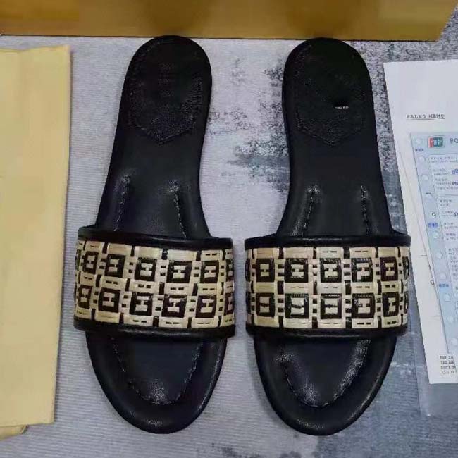 

2021 New arrival Women Sandals Flats fashion luxurys designers slippers lady Designer slipper Sandal denim High heels slides with box size 35 42, Black