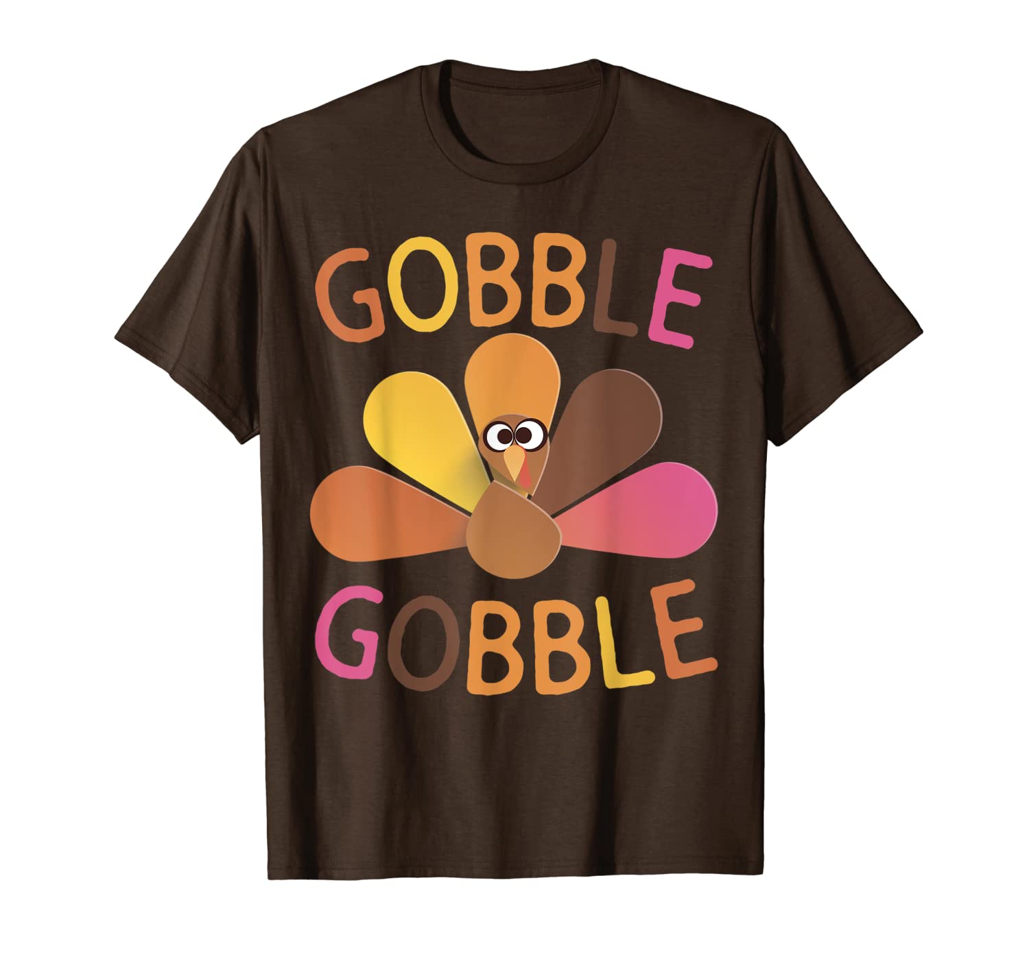 Gobble Gobble T-Shirt Cool Thanksgiving And Turkey Day Shirt-image-699858259