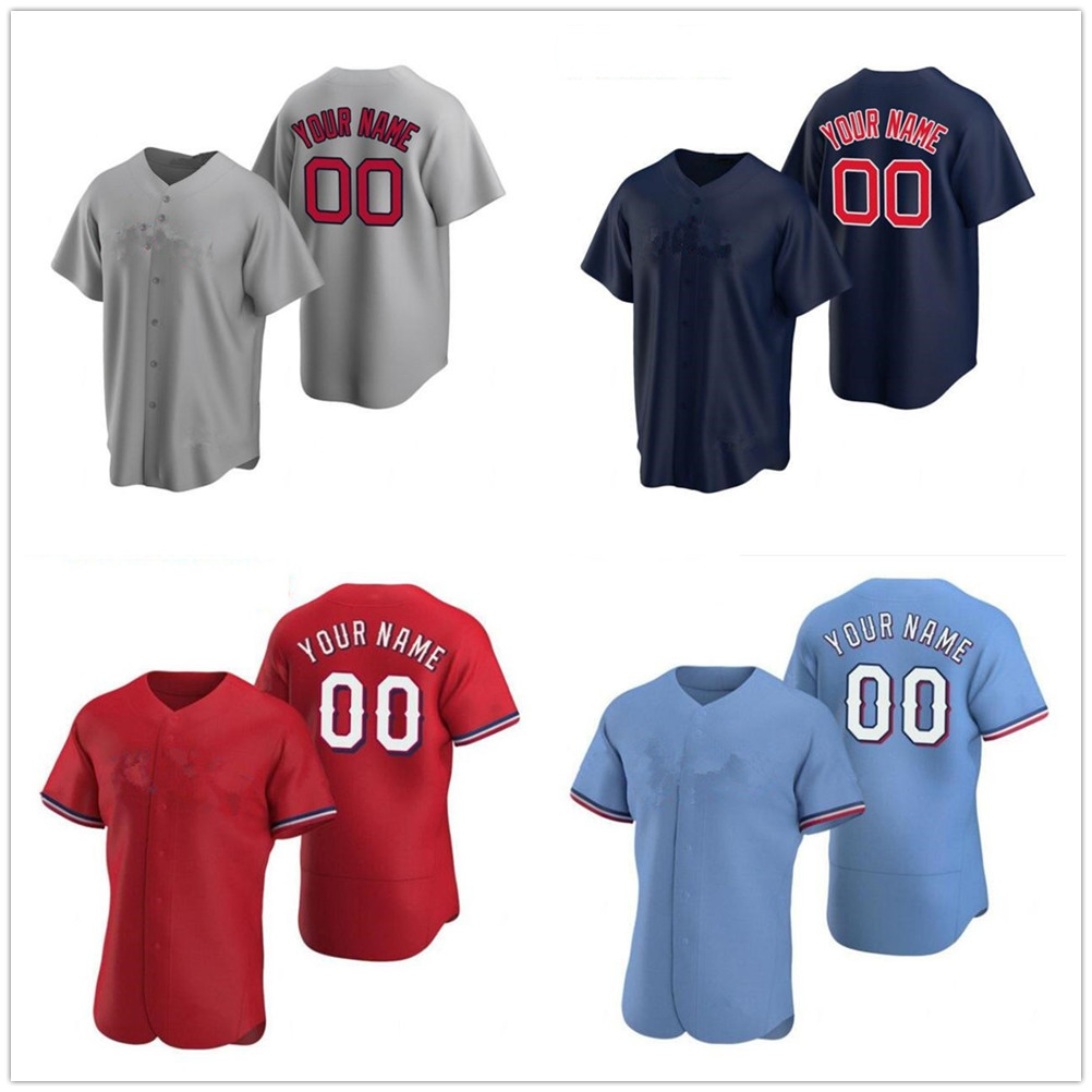 

DIY Custom any name number Texas Boston Baseball Jersey Men Women Youth KIDS Shirt Clothes Jerseys 02